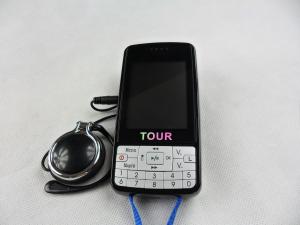 Quality 007B Automatic Induction Portable Tour Guide System Black Digital Audio Guide Device for sale