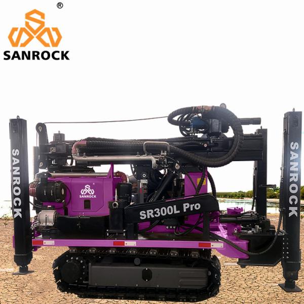 Portable Water Well Drilling Rigs Hydraulic Bore hole 260m Deep Well Drilling Equipment