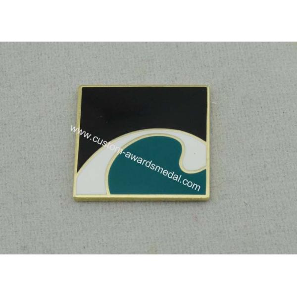 Imitation Iron Hard Enamel Lapel Pin With Gold Plating and Strong Magnet