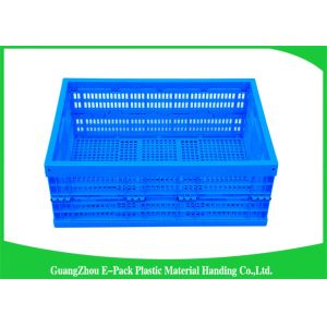 Virgin PP Black Plastic Storage Boxes , Recyclable Collapsible Plastic