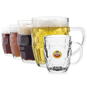 Quality SAN Plastic Beer Glasses 10oz Plastic Beer Mug Shot Glasses for sale
