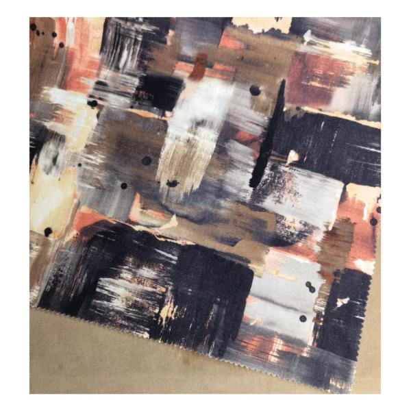 Anti Static Colorful Digital Print Upholstery Fabric Printed Velvet Upholstery Fabric