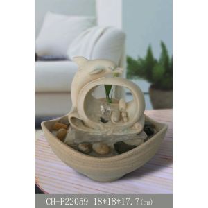 Quality Classical Bedroom Dolphin Indoor Outdoor Water Fountains for sale