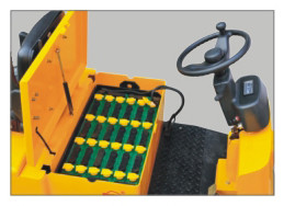 Full AC System Electric Tow Tractor 2 Ton High Range Steering Design