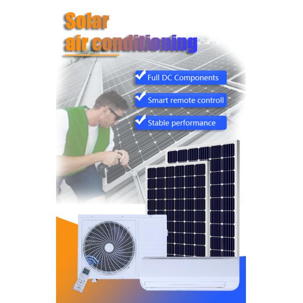 36000 BTU AC Solar Powered Air Conditioner 9000 12000 18000 24000 BTU Hybrid Home
