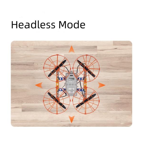 Dual Shape Drone with 360 Degree Flip Function Building Block Assembly