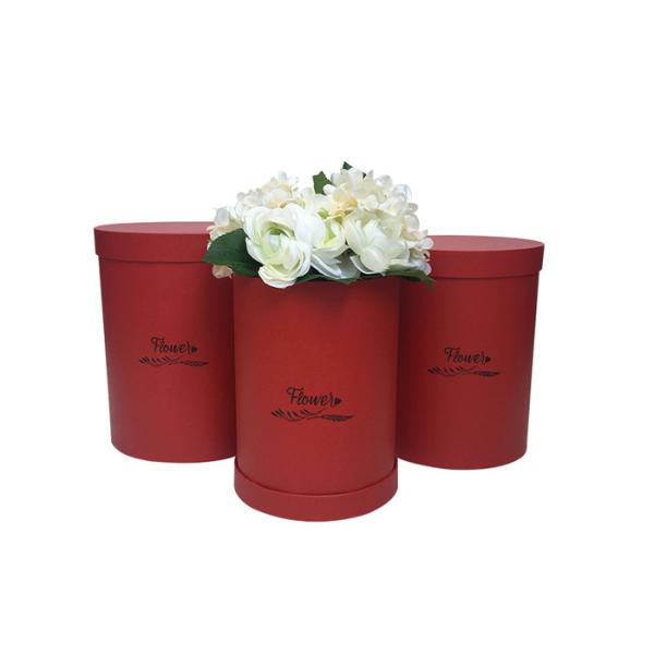 Colorful Cardboard Flower Boxes , Lid And Case Box Matt / Glossy Lamination