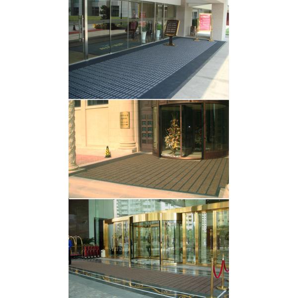 Modular PVC Tiles Rubber Backed Entry Mats 16MM Height