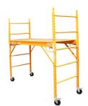 Multi Purpose Aluminum Mobile Scaffolding , 6' Step Scaffold Platform