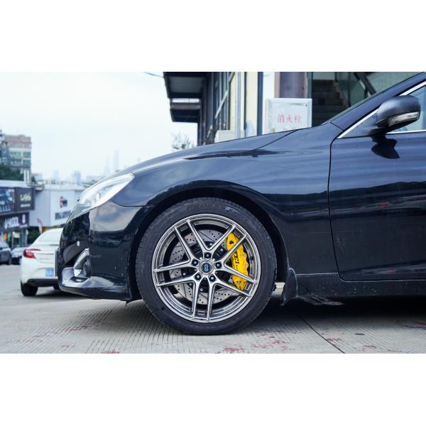 BBK For Toyota Mark X Instlled Big Brake Kit Front P60S Forged 6 Piston Calipers