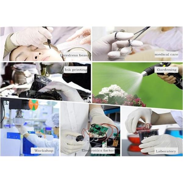 Natural Rubber Disposable Surgical Gloves Latex Examination 18g - 24g