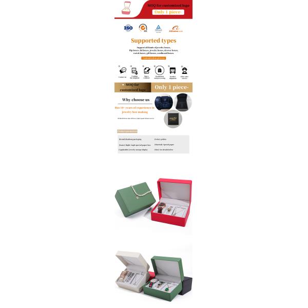 Multi Function Sleek Faux Leather Watch Storage Case Adaptable Storage Jewelry Box