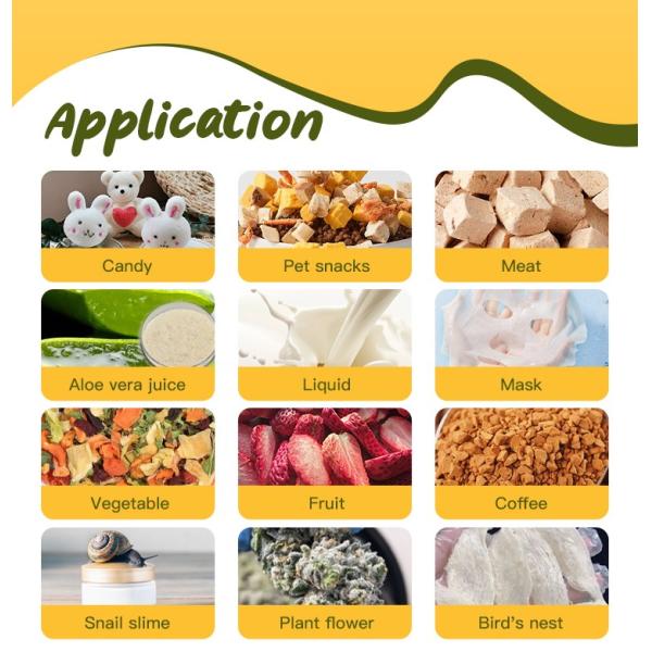 Lyophilizer Home Freeze Dryers With Vacuum Pump For Freeze Dried Coffee Milk Yogurt