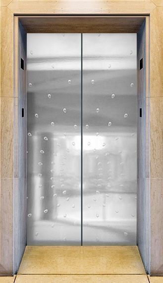Custom Pattern Etching Elevator Stainless Steel Sheet Panel 6K 14 Gauge 4 x 10 3mm
