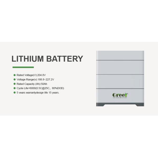 10kw Inverter 48v Lithium Battery System With Solar Inverter Hybrid