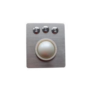 Quality 50mm White Small Trackball Mouse Pointing Device For Industrial Application for sale