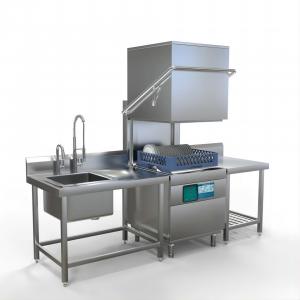 Quality 3KW / 9KW Automatic Dishwasher Machine Freestanding Wash Dish Machine for sale