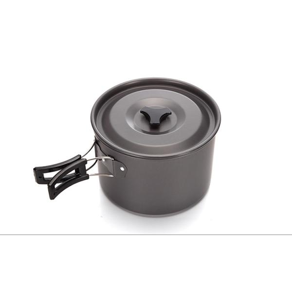 Modern Design Style Picnic Camping Cooking Set With Aluminum Handle