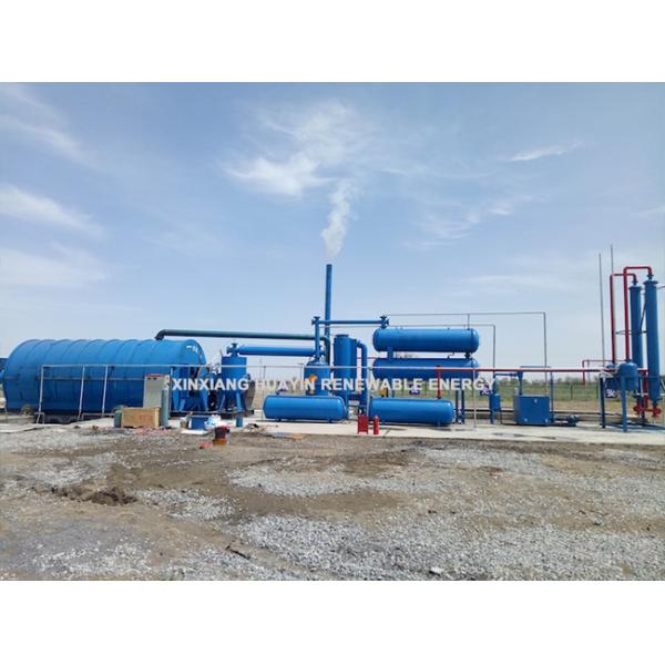 Non Catalytic Waste Tyre Pyrolysis Plant 20 Ton Waste Plastic To Fuel Oil Pyrolysis Plant