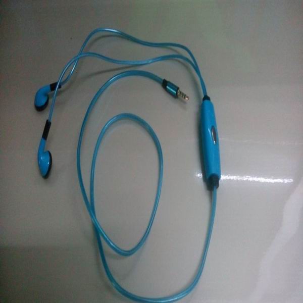 new arrival super cool el earphone/ light up earphone/ glow earphone