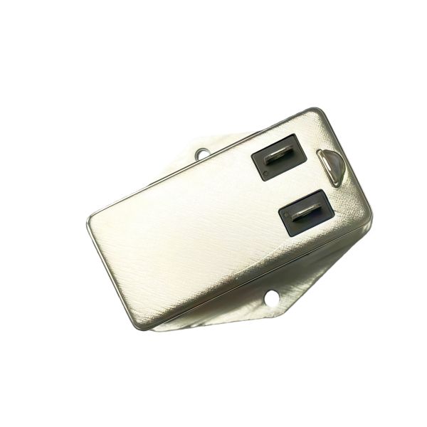 CW2C-3A-T Socket Power Filter with Light Safety Switch Metal Case for EMI Filter