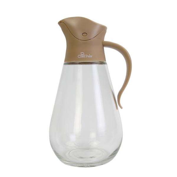 Gravity Style Poured Lid Glass Seasoning Bottles For Drip Free Dispensing