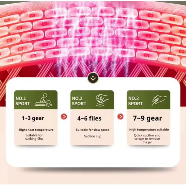 Portable ABS Electric Meridian Body Brush Multi Functional Vibration Therapy Massager