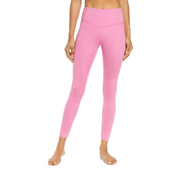 High Waist Pink Sexy Fitness Workout Gym Pants Yoga Leggings For Women With Pocket