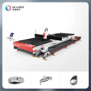 Quality HE Laser Sheet And Tube Laser Cutting Machine 3015 1500W 6kw  3KW Fiber Laser Cutting Machine for sale