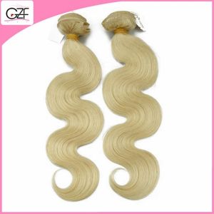 Quality Newest Hair Style 613# Human Hair Free Brazilian Weave Bundles Body Wave Blonde Human Hair for sale