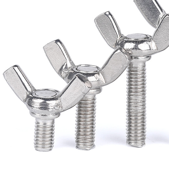 Stainless steel Thumb Screw custom bolts nuts screws Machine Wing Butterfly bolts