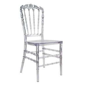 White Chiavari Chair Plastic Stackable Banquet Hotel Furniture