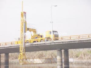 Quality 22 M Under Bridge Inspection Platform In Yellow Color , Under Bridge Work Platform for sale