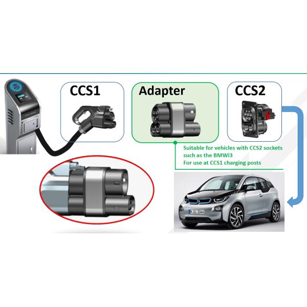 150A DC CCS Combo Charger CCS Combo 2 To CCS Combo 1 Adapter