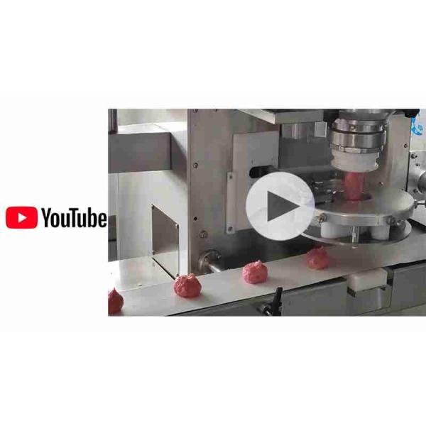 SUS304 Meatball Forming Machine Encrusting Machinery 100pcs Per Min