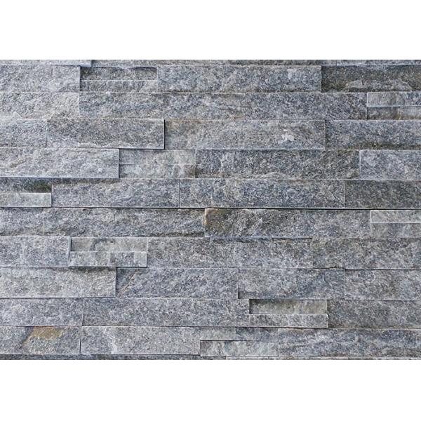 Grey Cultured Ledge Quartzite Stone Veneer For Exterior And Interior Wall