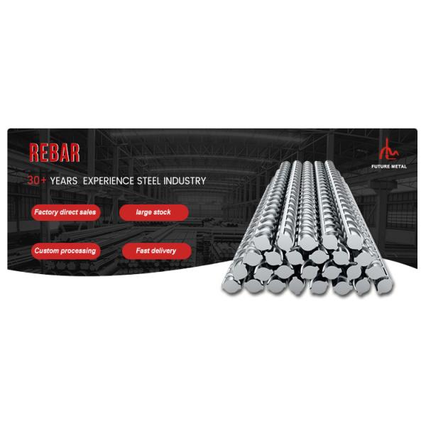 HRB400E HRB500 Carbon Steel Deformed Rebar 10mm for Building Reinforcement Service
