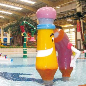 Customized Water Park Splash Pad OEM Garden Water Play Equipment