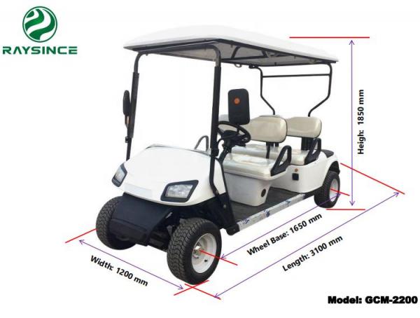 2022 hot sell 4 wheel golf cart 4 seats electric golf buggy cheap price good quality golf trolley