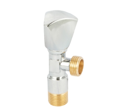 Bathroom Fittings Cold Water 1/2inch Brass Angle Valve Chrome Plated