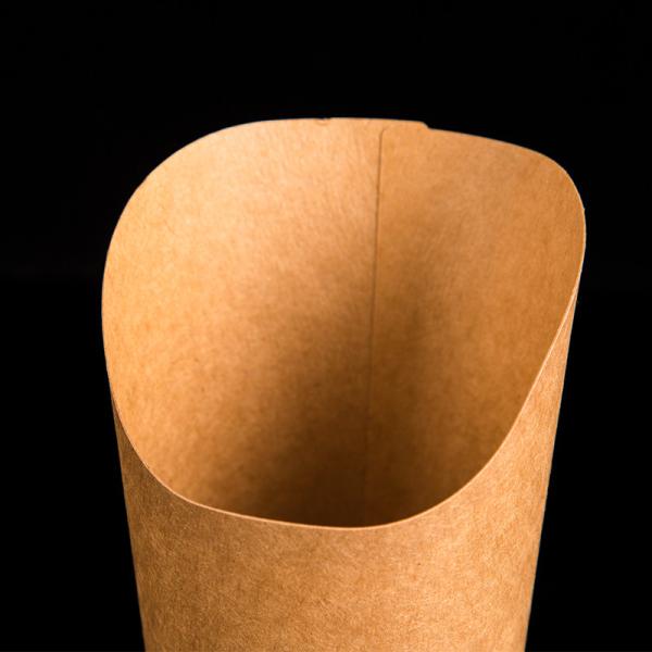 Custom Logo Fast Food Disposable French Fries Kraft Paper Cups Potato Chips paper container For Snack