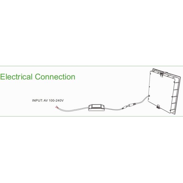High lumen LED Flat Panel Light Ceiling , 40w LED 600x600 panel lights For Factory