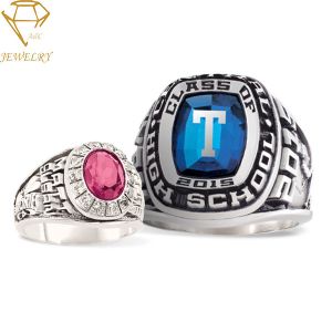 Quality Stainless Steel High School Womens Class Rings for sale