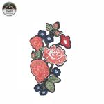Pretty Muti Color Iron On Flower Patches , Blossom Decorative Iron On Patches
