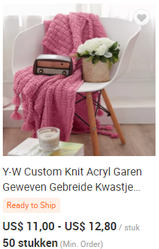 Y-F Home Decor New Nordic Style Soft Fluffy Chenille Knitted Pom Pom Tassel Sofa Throws Plush Couch Crochet Blanket