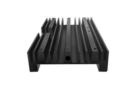 Anodized Round Extruded Aluminum Heatsink Square Quantum Board Heat Sink
