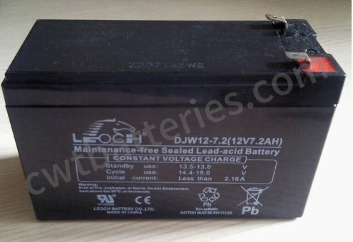 SLA LEOCH DJW12-7.2 12V 7.2AH UPS Batteries Deep Cycle Sealed
