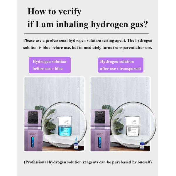 450W Home Use Hydrogen Inhalation Machine 99.999% Pure And 1800mL/Min