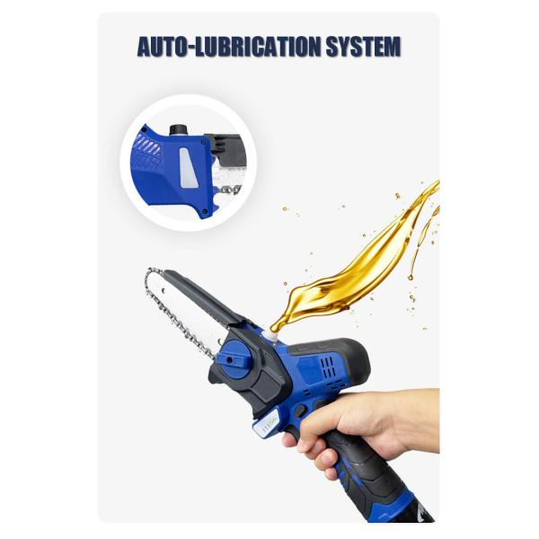 High-Efficiency Brushless Motor Chainsaw 6 Inch Cordless Electric Saw for Garden Use