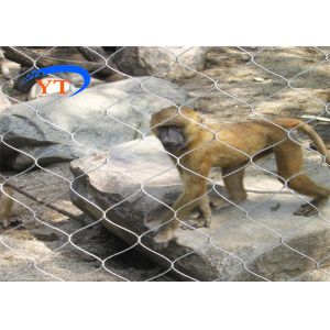 Quality Diamond Architectural 3.0mm Stainless Steel Webnet Knotted Zoo Fence for sale